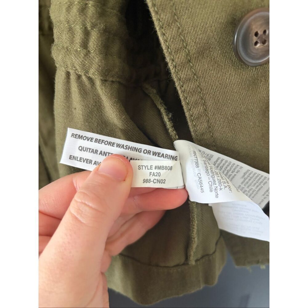 Madewell Highbury Military Jacket in Kale Size Small - Picture 7 of 9